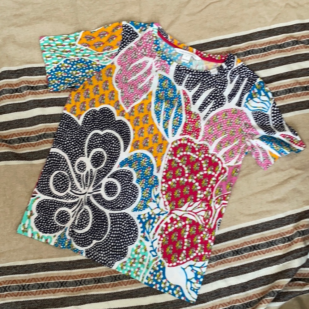 Diane VonFurstenberg patterned tee
